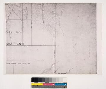 Map of the Rancho Rincon de la Brea subdivision
