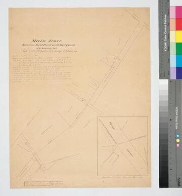 Main Sewer between First Street and Ogier Lane