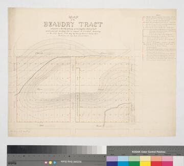 Map of the Beaudry Tract