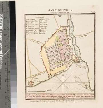 San Domingo. Engrav'd for Luffman's Select Plans