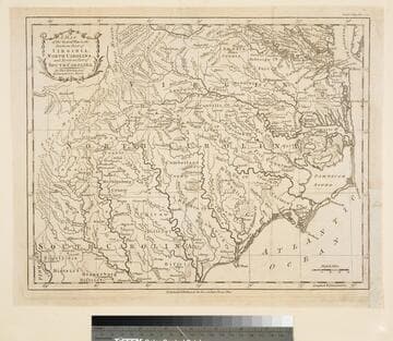 Map of the Seat of the War in the Southern Part of Virginia, North Carolina, and the Northern Part of South Carolina
