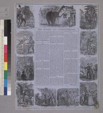 The Miners’ Ten Commandmens