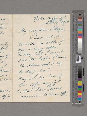 Opie, Amelia (Alderson).  Letter to Elizabeth Amelia, and Henry, Alderson Briggs