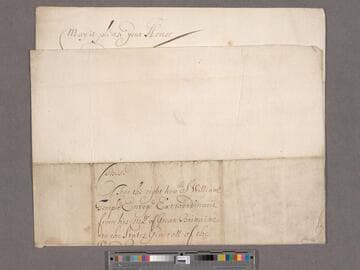 Jackson, John and 6 others. Letter to Sir William Temple