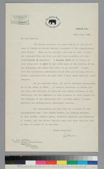 Philip Henry Kerr of the Rhodes Trust