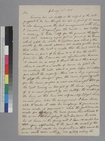 John M. Perry letter to Thomas Jefferson