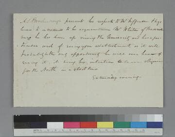 Arthur S. Brockenbrough letter to Thomas Jefferson, Monticello