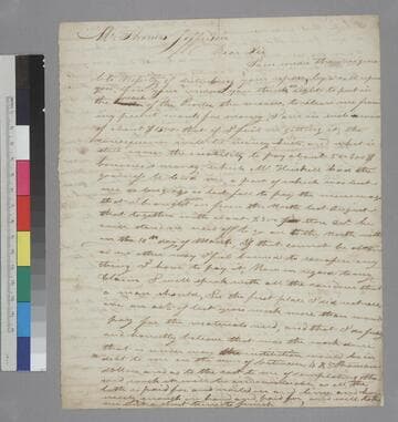 Joseph Antrim letter to Thomas Jefferson