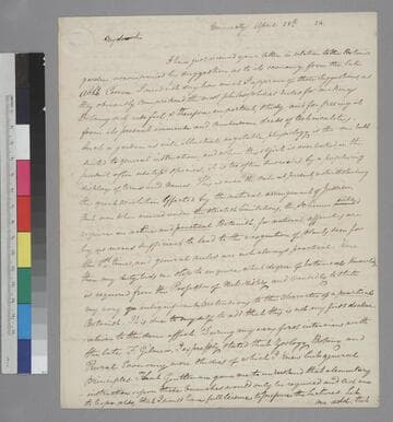 John Patten Emmet, University, letter to Thomas Jefferson