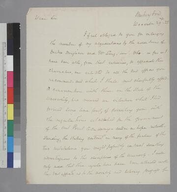 James Barbour, Washington, D.C., letter to Thomas Jefferson