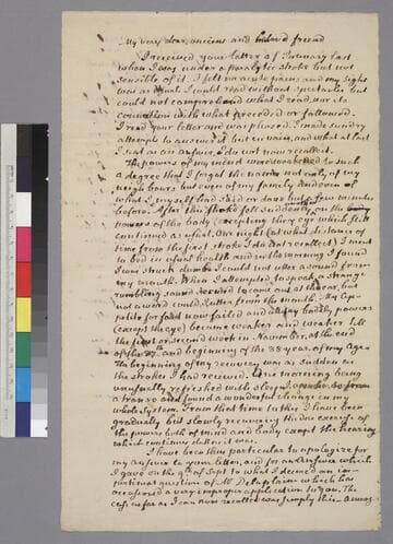 Charles Thomson letter to Thomas Jefferson