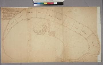 Plan of spring roundabout, Monticello