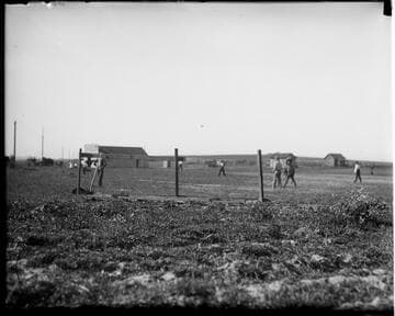 Boys playing a field