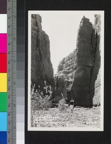 Painted Canyon near Mecca, Coachella Valley, Calif