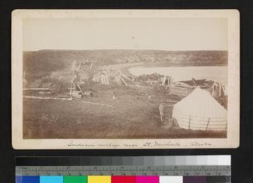 Indian village near St. Michaels -- Alaska