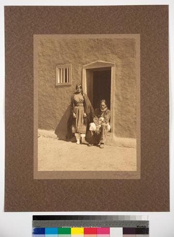 Governor of Taos, New Mexico, and his wife, 1900