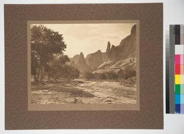 Temple Canyon. One of the most beautiful of the monument canyons of the Southwest, Northeast Arizona