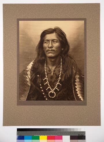"Ah-del-Stahne" (Straight Shooter). Navajo, Jeddito Springs, Arizona