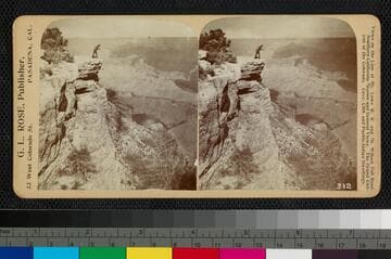 Lookout Point, 6,700 feet above river - Grand Canyon, via Ash Fork, Arizona