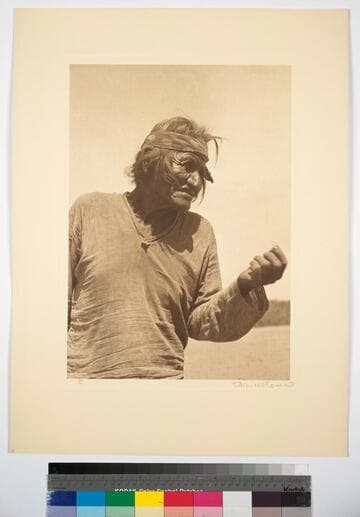 Navajo, Arizona. A Navajo Medicine Man