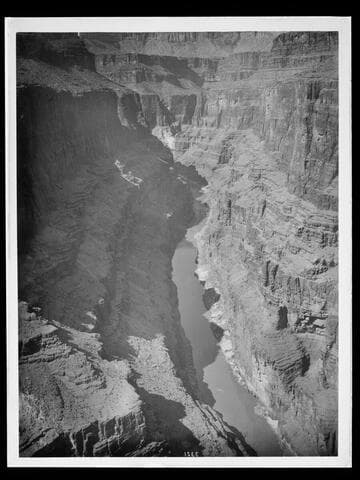 Up river from Esplanade at mouth of Supai, Grand Canyon