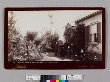 Geo. W. Peck's retreat while in Pasadena