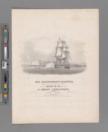The midshipman's farewell / music by G. A. Hodson ;  the poetry by J. H. Shurburne