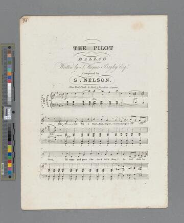 The pilot : ballad / written by T. Haynes Bayly Esqr.   composed by S. Nelson