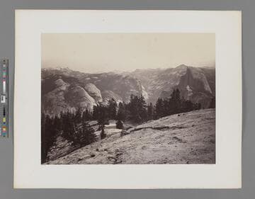 [The Domes from Sentinel Dome, Yosemite]