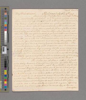 Archbold, Thomas. Letter to Richard Shackleton