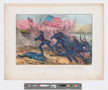 Capture of Roanoke Island, Feby. 8th 1862