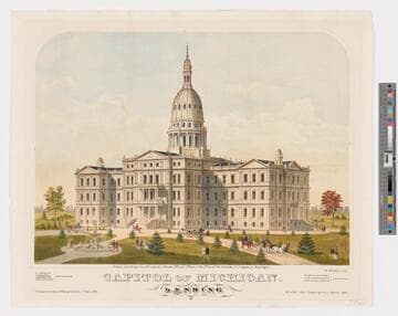 Capitol of Michigan. : Lansing
