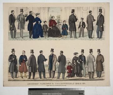 American fashions for fall & winter of 1861 & 62. by Wm. Glencross 212 Broadway, New York