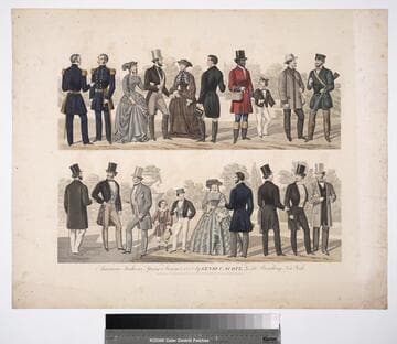 American fashions spring and summer 1858 by Genio C. Scott, No. 156 Broadway New York
