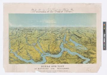 Panorama of the seat of war