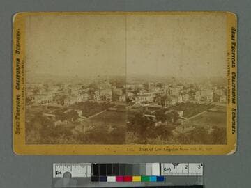 Part of Los Angeles from 3rd. St. hill