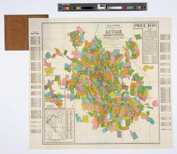 A.A. Codd's official map of the Divide mining district Esmeralda Co., Nev.; Compiled from U.S. patent and location surveys / By Marshall S. Wright and Newton E. Potter, former U.S. land surveyors ; Chas. P. Eager, Draftsman
