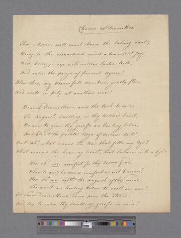 [Unknown author]. Chorus ex Prometheo: [a poem in 12 stanzas of 6 lines each]