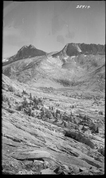 Bear Creek Moraine formed lake on East Fork