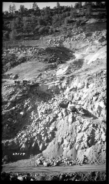 Big Creek Powerhouse #4 - Excavation