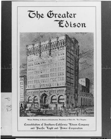 The consolidation of Pacific Light and Power into the Edison Company resulted in the formation of the nation's fifth largest electric utility
