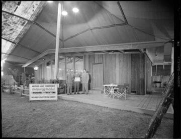 Residential lighting exhibit at a home show