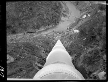 Big Creek - Mammoth Pool - Penstock from Anchor "C"