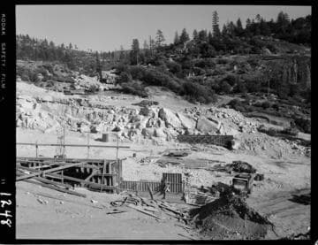 Big Creek - Mammoth Pool - Spillway bridge footings