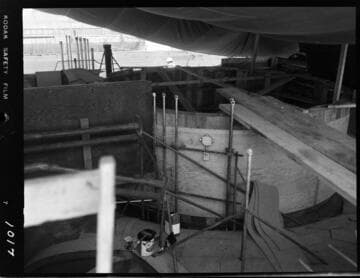 Big Creek - Mammoth Pool - Forming around Unit #1 Turbine