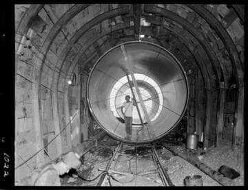 Big Creek - Mammoth Pool - Liner pipe at outlet