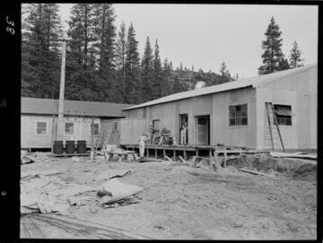 Big Creek - Mammoth Pool - Exterior view of Mess Hall kitchen