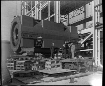 Moving condenser into steam plant