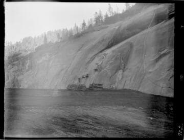 Big Creek - Mammoth Pool - Drilling and grouting of east abutment