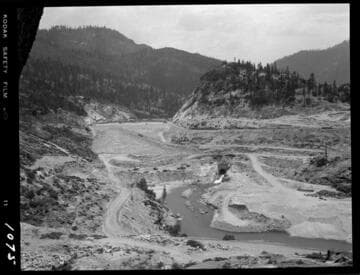 Big Creek - Mammoth Pool - General view of dam